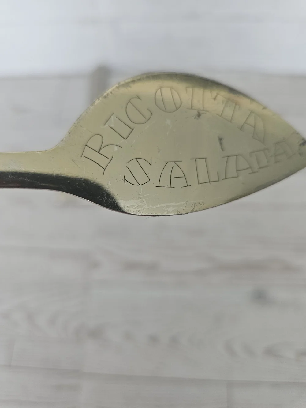 Anthropologie Savoie Cheese Knives Set of 3 – Hand-Stamped Brass, Vintage Style